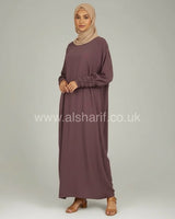 Closed Batwing Crepe Abaya