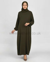 Plain Closed Crepe Abaya