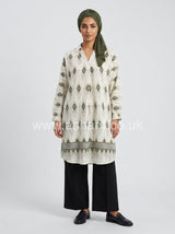 Geometric Print Wide Tunic Top