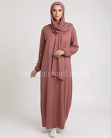 Abaya With Attached Hijab