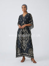 Summer Printed Maxi Kaftan Dress