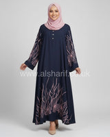 Flared Abaya Dress