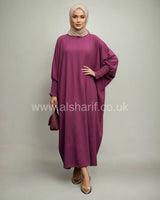Closed Batwing Crepe Abaya