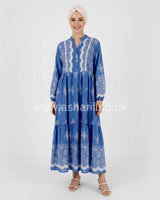 Printed Tiered Summer Maxi Dress