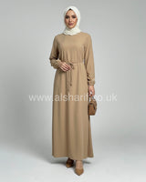 Premium Plain Satin Abaya Dress