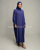 Closed Batwing Crepe Abaya
