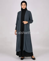 Crepe Lightweight Elastic Sleeves Kimono Cardigan