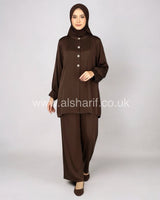 Crinkled Satin Co-ord Set