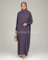 Closed Batwing Crepe Abaya