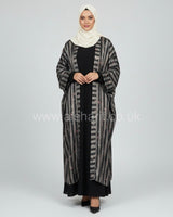 Satin Cardigan Open Abaya