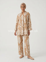 Co-Ord Set Longline Top & Wide Leg Trouser
