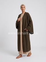 Wide Sleeves Abaya Coat