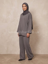 Soft Fluid Wide Leg Trouser Co-ord Set