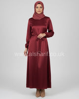 Satin Abaya Dress