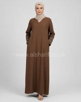 Diamond Sleeve Abaya Dress
