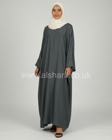 Wide Satin Abaya