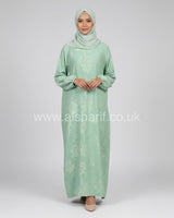 Textured Dress With Hijab