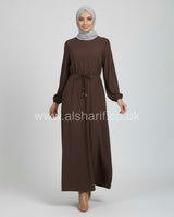 Premium Plain Satin Abaya Dress