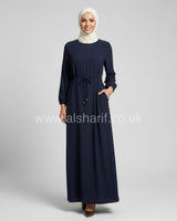 Premium Plain Satin Abaya Dress