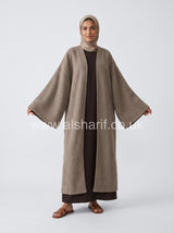 Wide Sleeves Abaya Coat