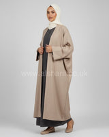 Wide Crepe Cardigan