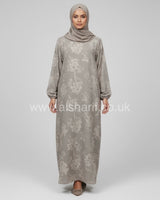 Textured Dress With Hijab