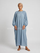 Wide-Fit Modest Maxi Dress
