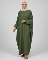 Wide Crepe Closed Abaya