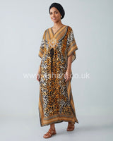 Summer Printed Kaftan Dress