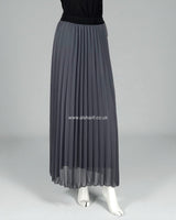 Pleated Chiffon Lined Skirt