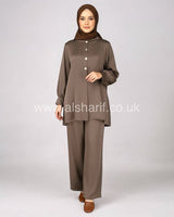 Crinkled Satin Co-ord Set