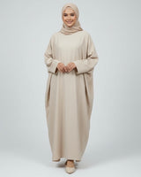 Wide Crepe Closed Abaya