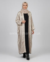 Satin Cardigan Open Abaya