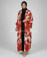 Rhinestone Silk 2 Piece Abaya Set