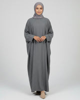 Wide Crepe Closed Abaya