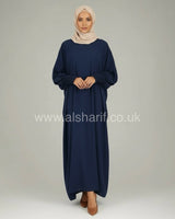Closed Batwing Crepe Abaya