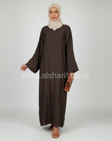 Wide Satin Abaya