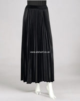 Pleated Velvet Skirt