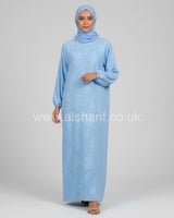 Textured Dress With Hijab