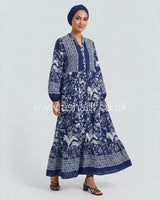 Summer Tiered Floral Maxi Dress