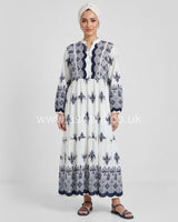 Printed Tiered Summer Maxi Dress