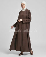 2 Piece Embroidered Abaya Dress Set