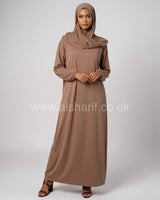 Abaya With Attached Hijab