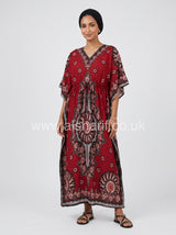 Summer Printed Maxi Kaftan Dress