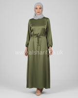 Satin Abaya Dress