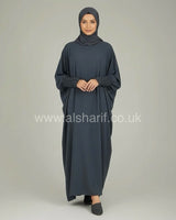 Closed Batwing Crepe Abaya