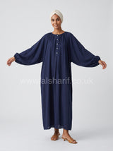 Wide-Fit Modest Maxi Dress