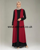 Sleeveless Chiffon Kimono
