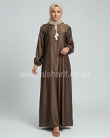 Satin Abaya Dress