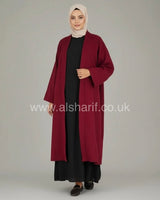 Oversized Crepe Cardigan